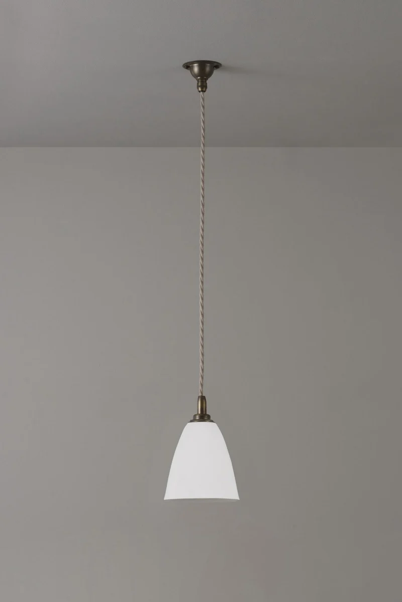 Antique Brass Medium Dome Pendant