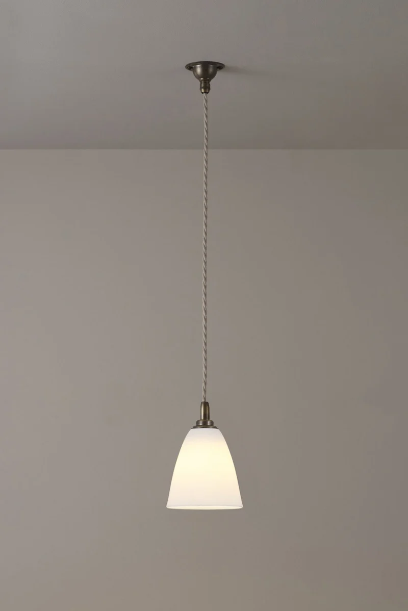 Antique Brass Medium Dome Pendant