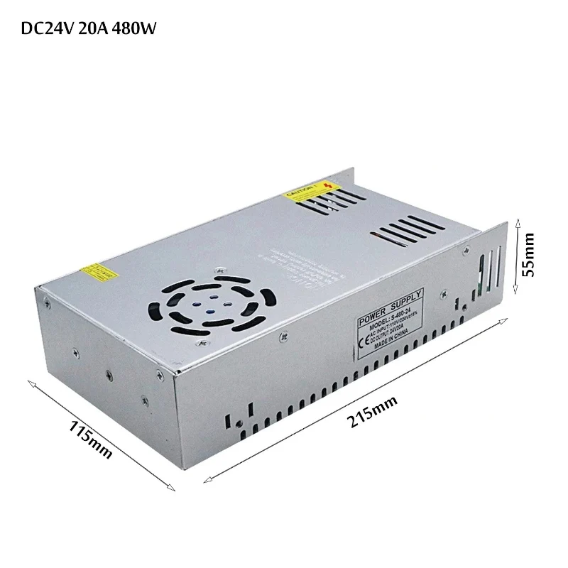 LED Netzteil 24V 20A 480W Aluminium Transformator ~2442