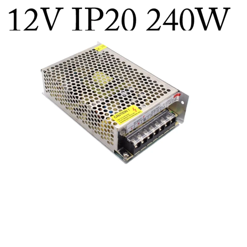 LEDSONE 240W LED Schaltnetzteil 12V 20A Trafo IP20 ~2435