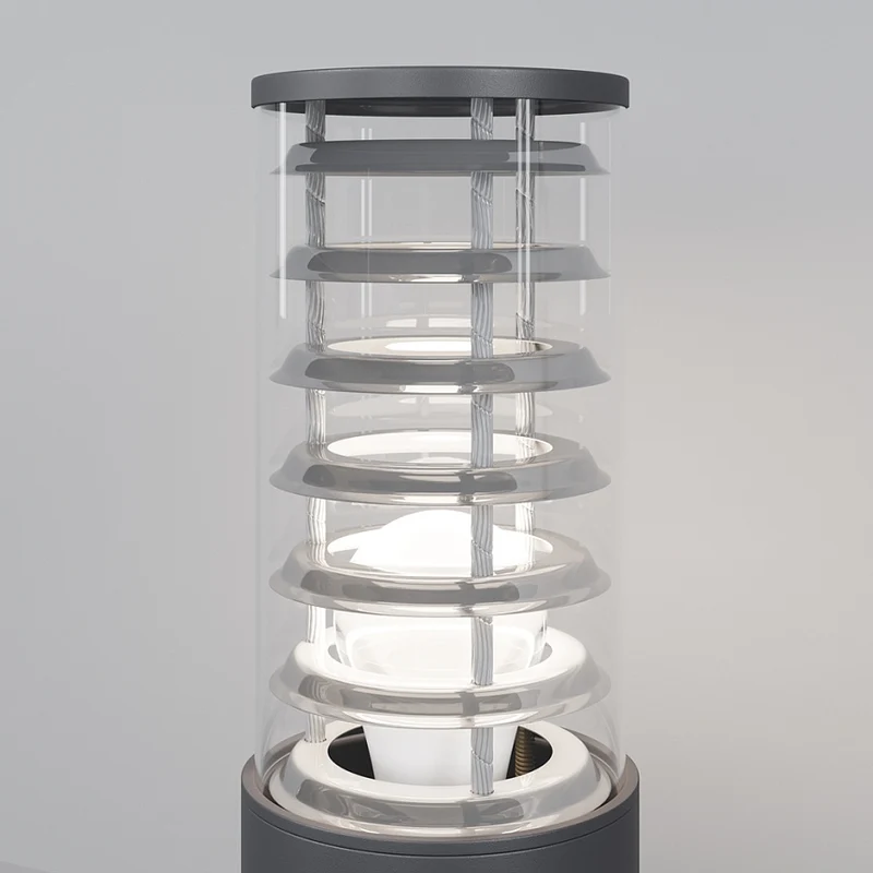 Landschaftsleuchte – Graues Aluminium, E27 Fassung, IP54 Schutz, 79,6 cm Höhe - Bronx | Maytoni