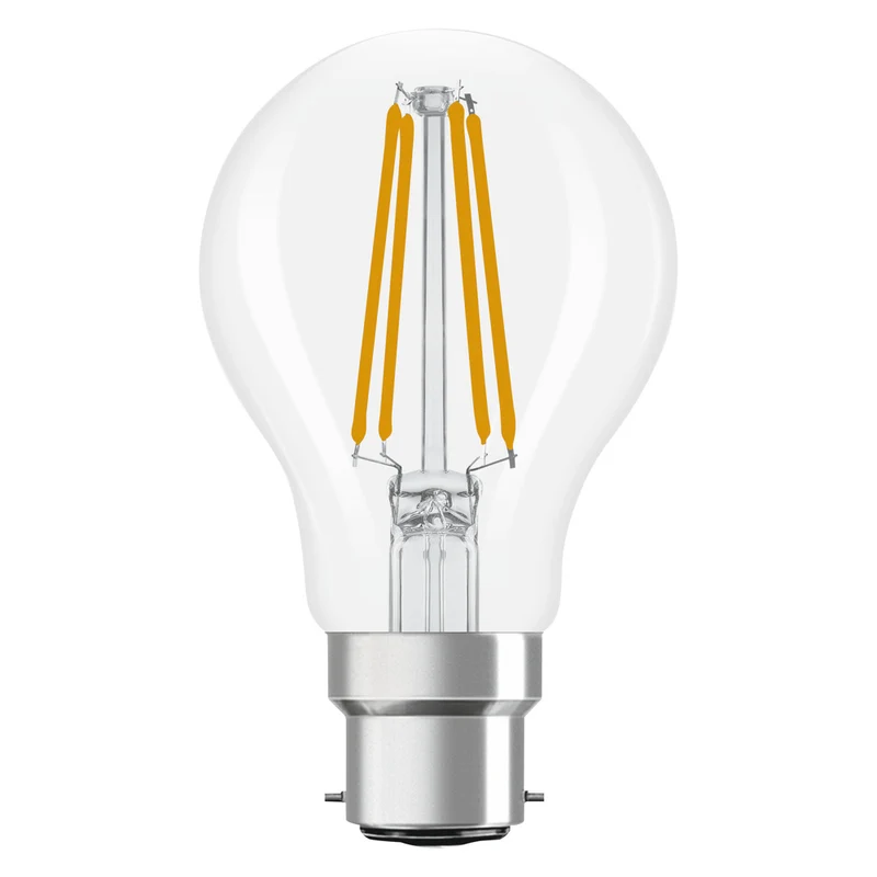 OSRAM LED Lampe LED Retrofit CLASSIC A 6.5W 827 Clear B22d, 806 lm, 2700 K, Warmweiß