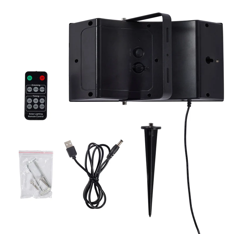 4er Set Solar LED Strahler in Premiumqualität 1W