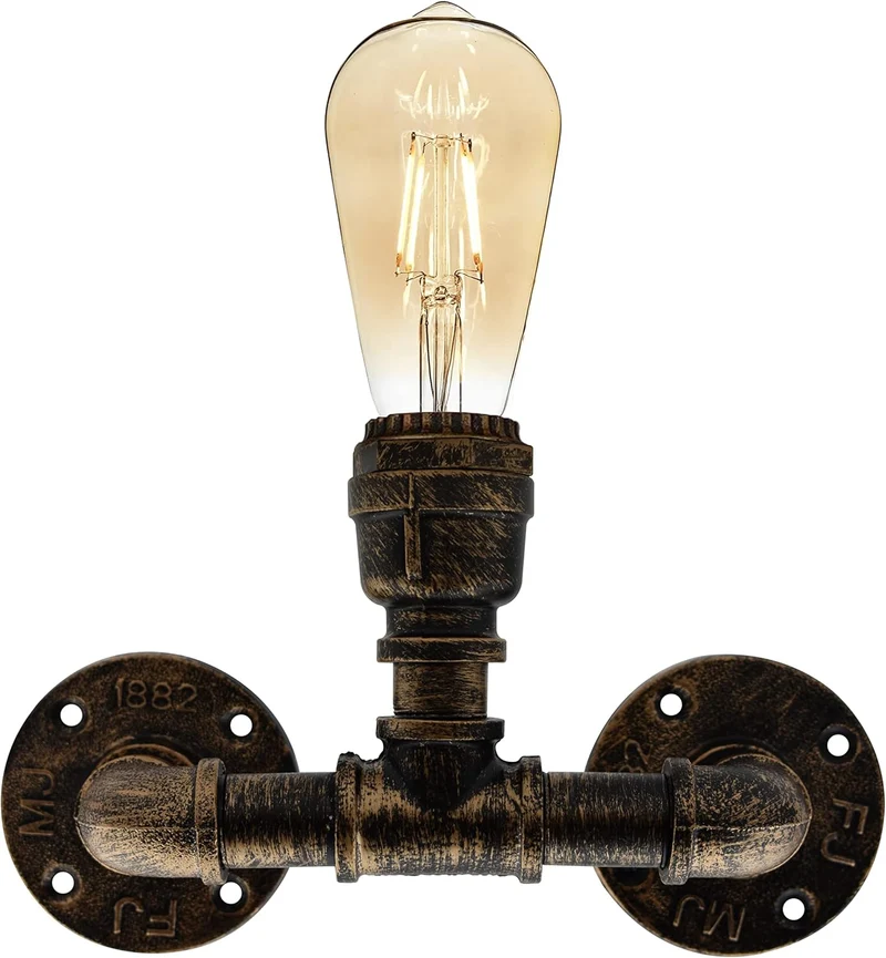 Vintage Wandleuchte für kinderzimmer eine Kopf lampe~2323