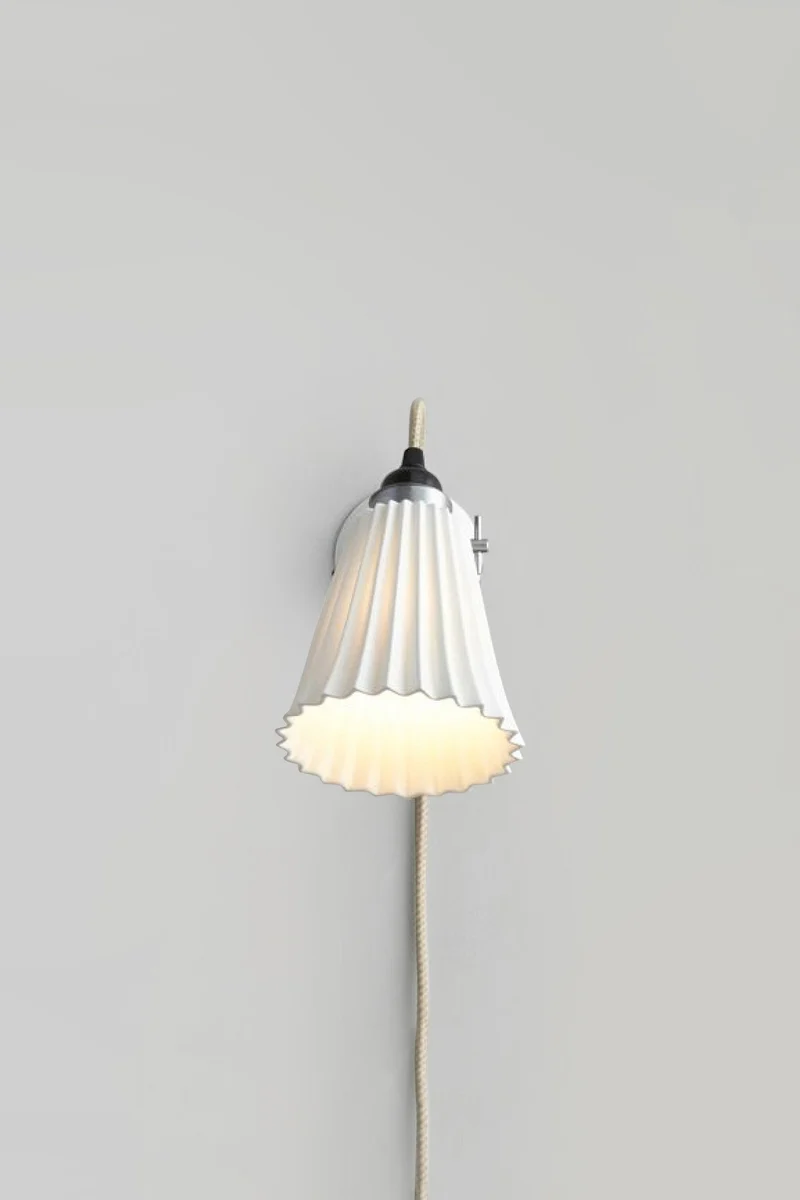 Hector Pleat Medium Wall Light, PSC