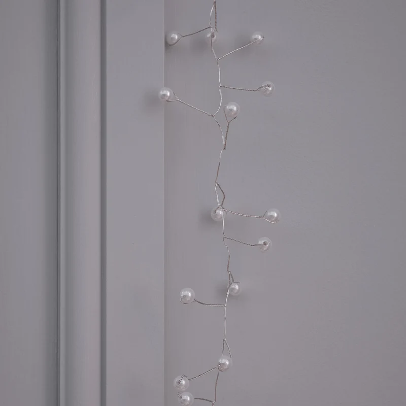 1,5m Cluster Micro Lichterkette Kugeln