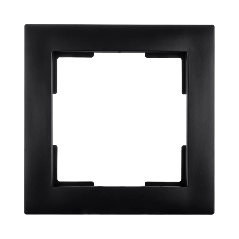 ION | Abdeckrahmen 1-fach | Mattschwarz | E1-Serie