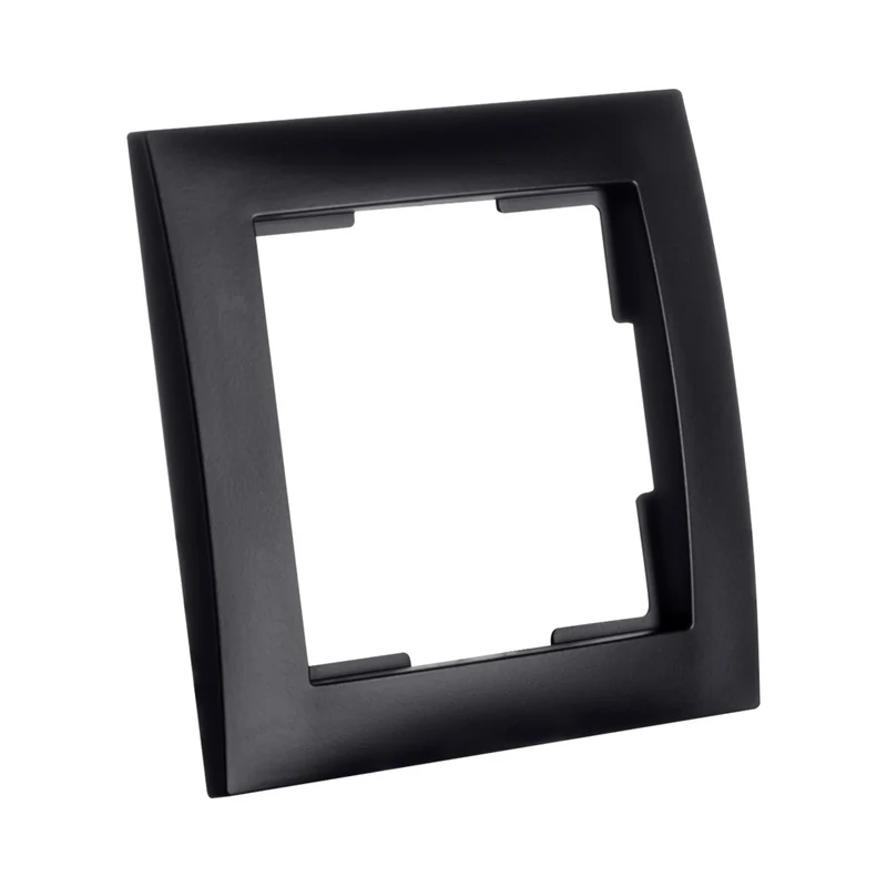 ION | Abdeckrahmen 1-fach | Mattschwarz | E1-Serie