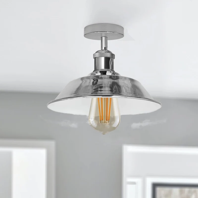 Chrom Deckenleuchte Industrie-Stil Moderne Deckenlampe ~2043