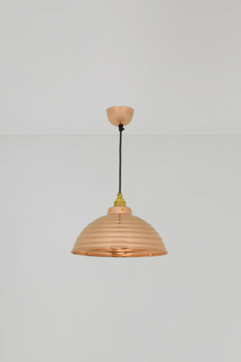 Spun Ripple with Cord Grip Lampholder