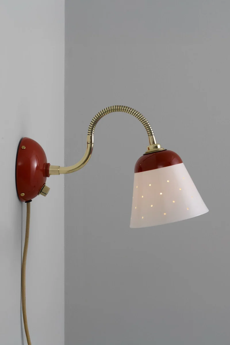Alma Wall Light with Dimmer, Cable & Plug