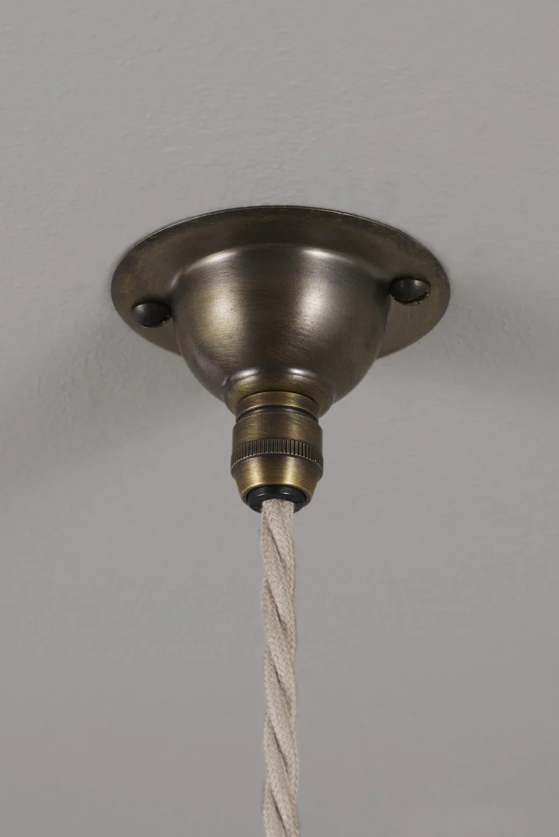 Antique Brass Bibendum Pendant