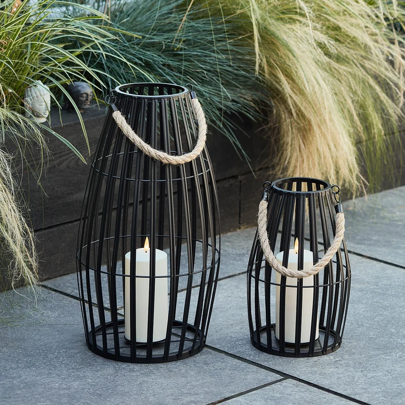 Canberra Deko Laterne mit TruGlow® Outdoor Kerze