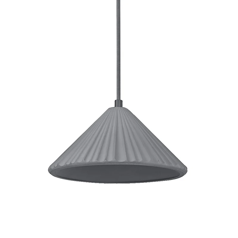 OSRAM DECOR Concrete Pyramid Beton Pendelleuchte, E27, 250 mm