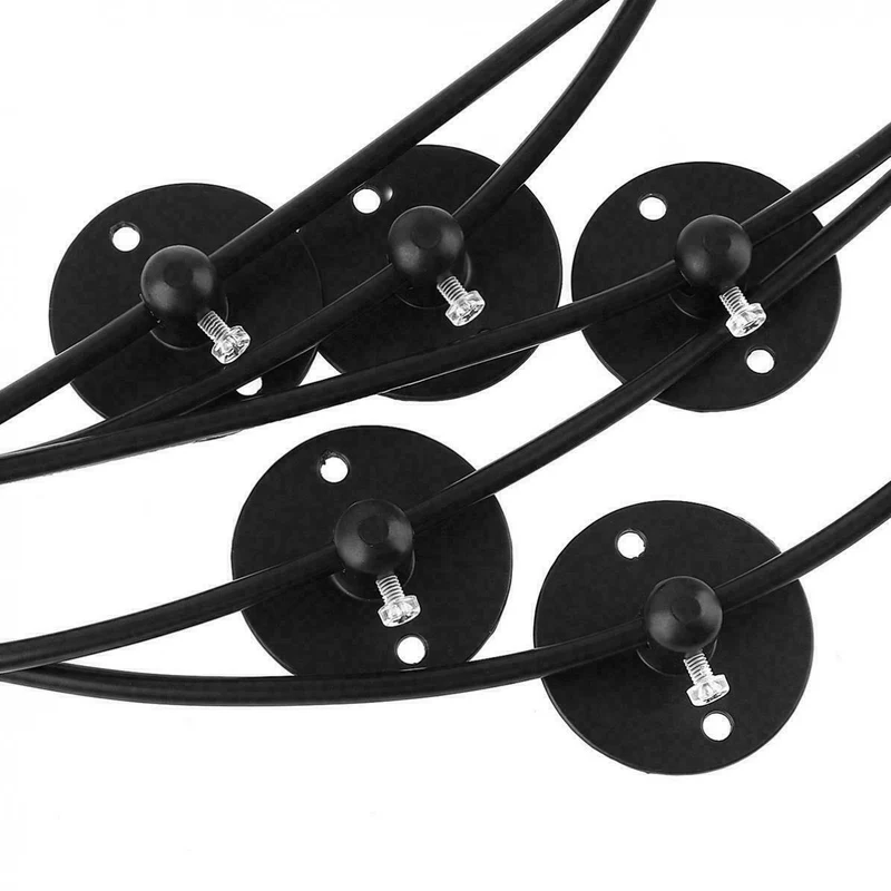 Rustikale rote 2m Pendelleuchte Käfig Retro industrielle Deckenleuchte Spinnenlampe~2273