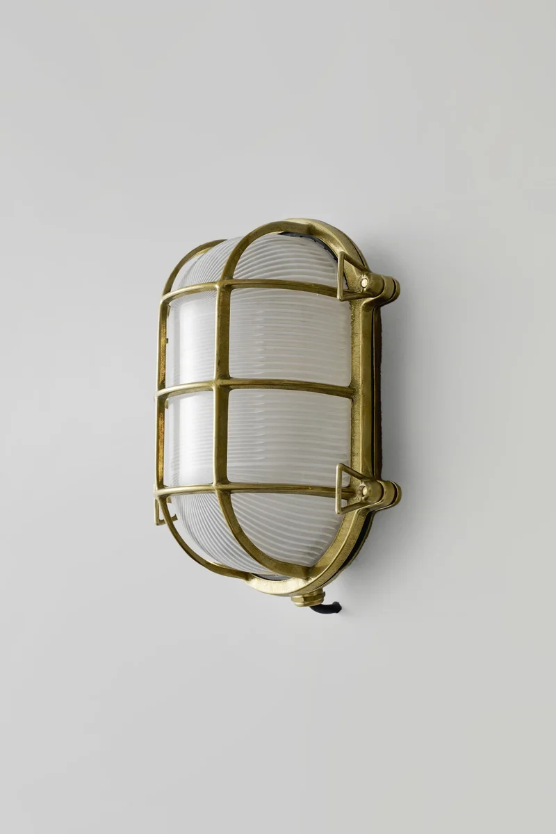 Oval Brass Bulkhead 7034
