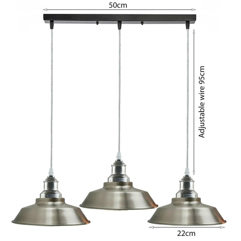 Bowl Shape Deckenpendelleuchte: Moderne LED Pendelleuchte Satin Nickel~1996