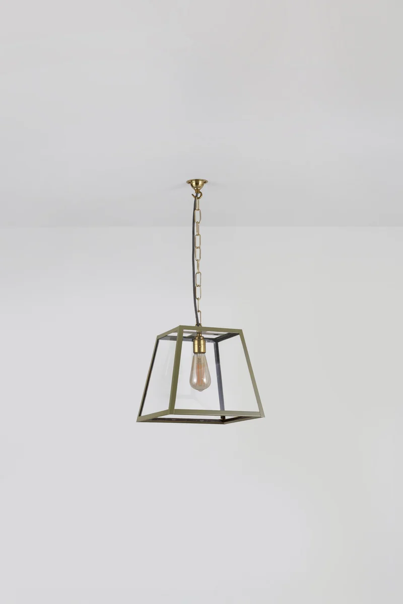 Quad Medium Pendant, Green
