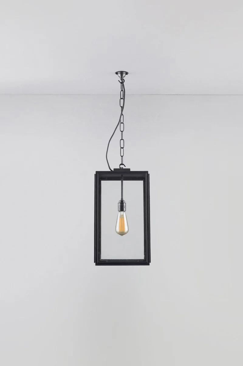 Square Pendant, Closed Top