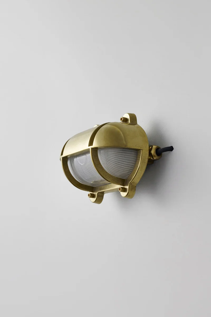 Oval Brass Bulkhead 7436