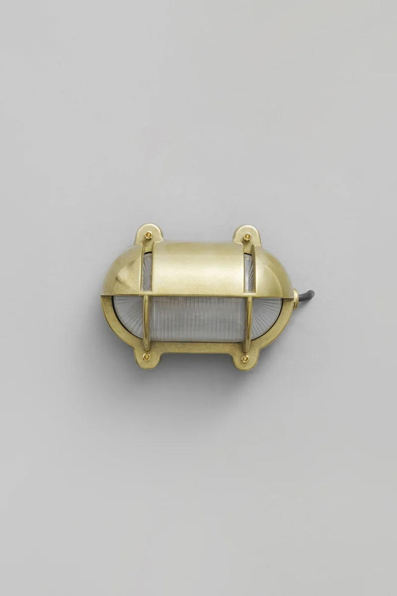 Oval Brass Bulkhead 7436