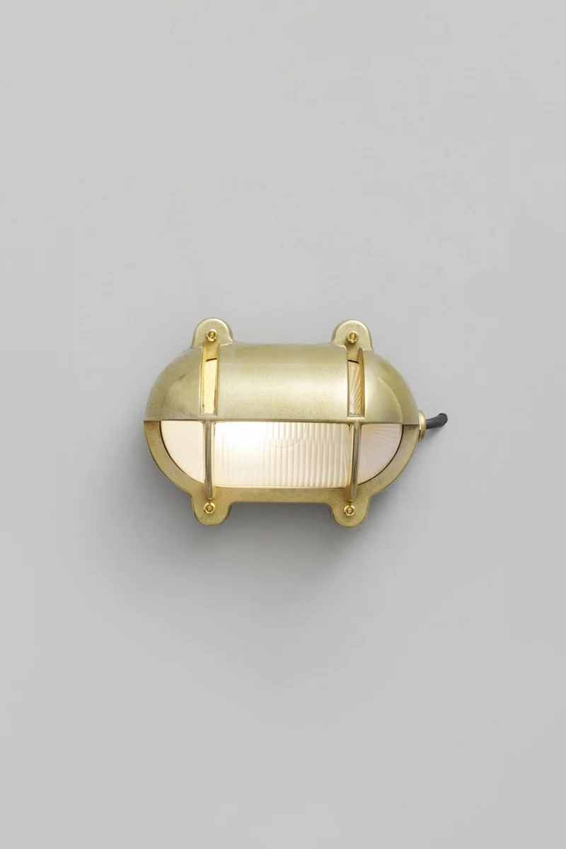 Oval Brass Bulkhead 7436