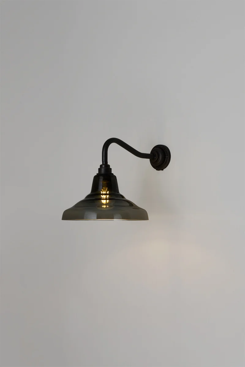 Glass School Wall Light Size 1