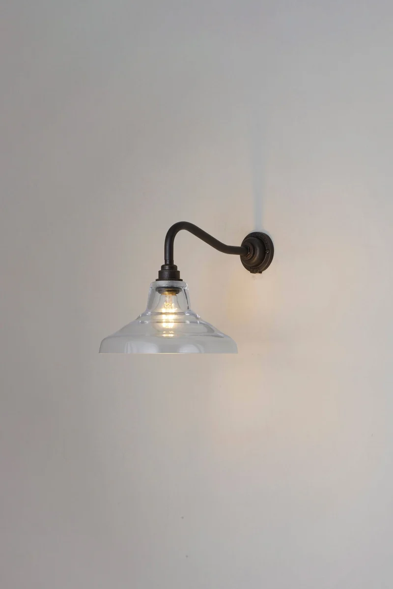 Glass School Wall Light Size 1