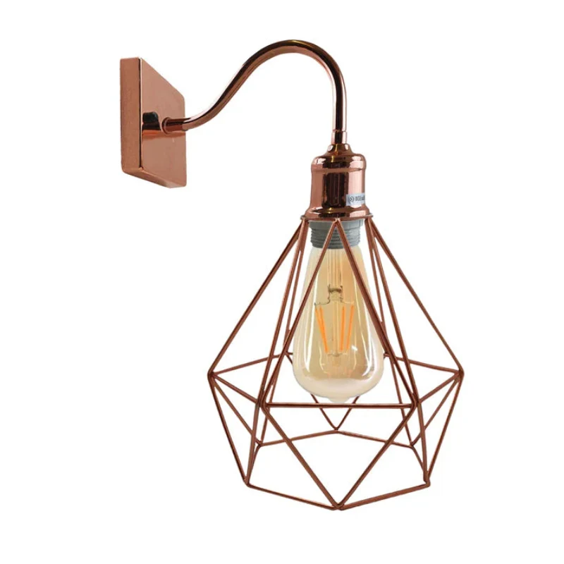 Design Wandleuchte innen roségold E27 Luxuslampen~1904