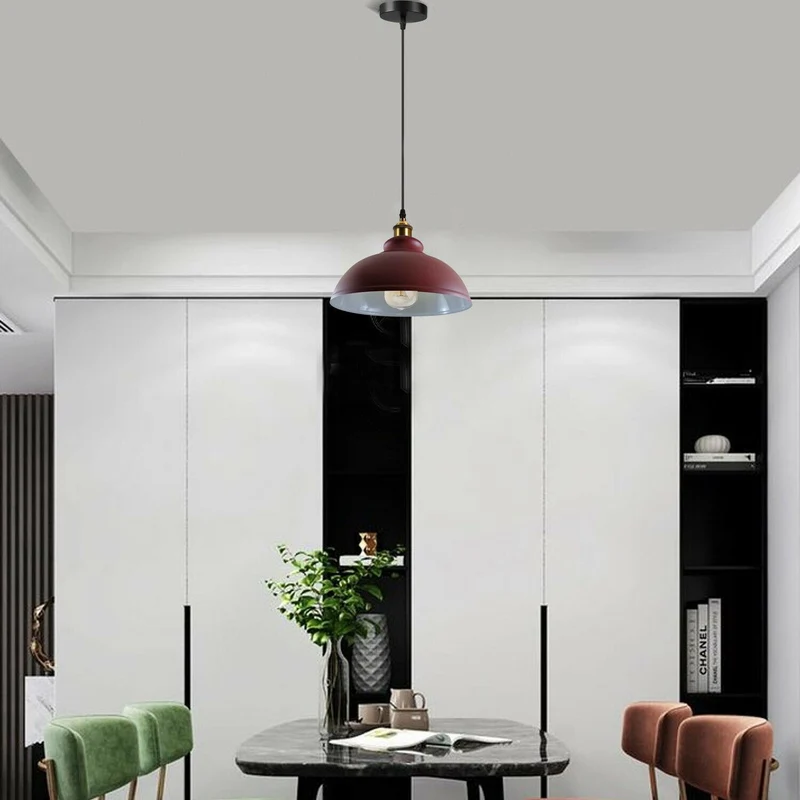 Moderne industrielle Metall Deckenschirm Vintage Pendelleuchte