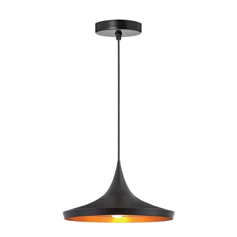 Schwarz Interior Golden Pendelleuchte | Deckenleuchte Ø 36cm~ 2914