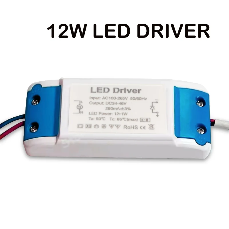 12W LED Treiber Konstantstrom 280mA DC 34-46V Effizienz ~1773
