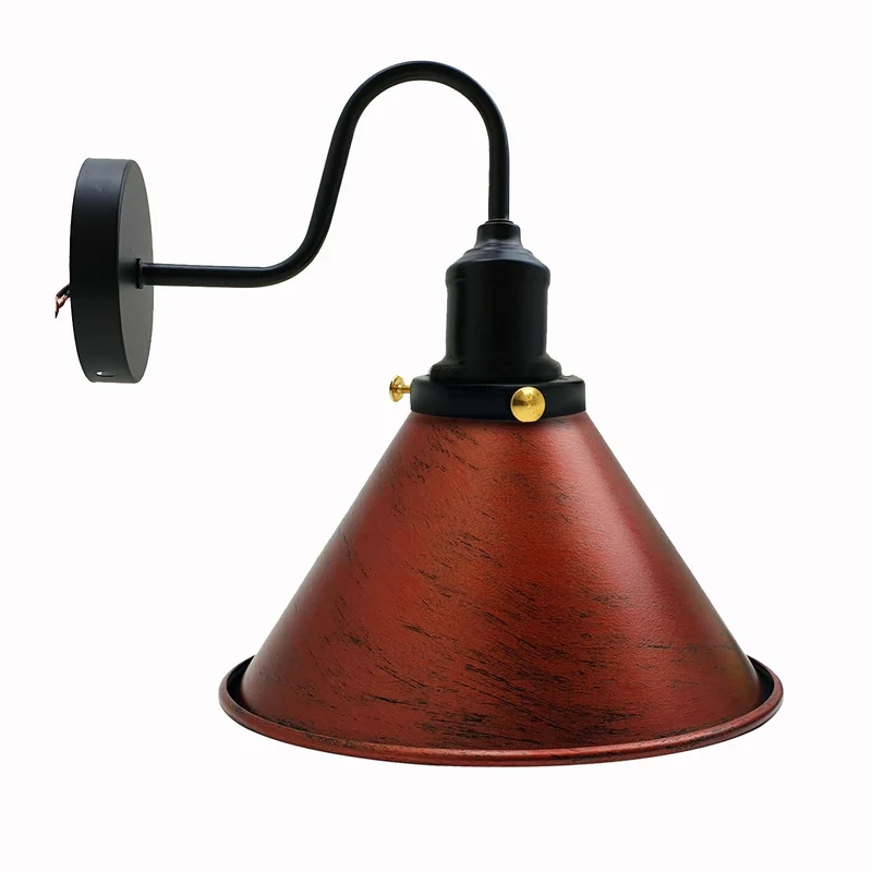 Vintage wandleuchte innen modern led Kegelschirm~1761