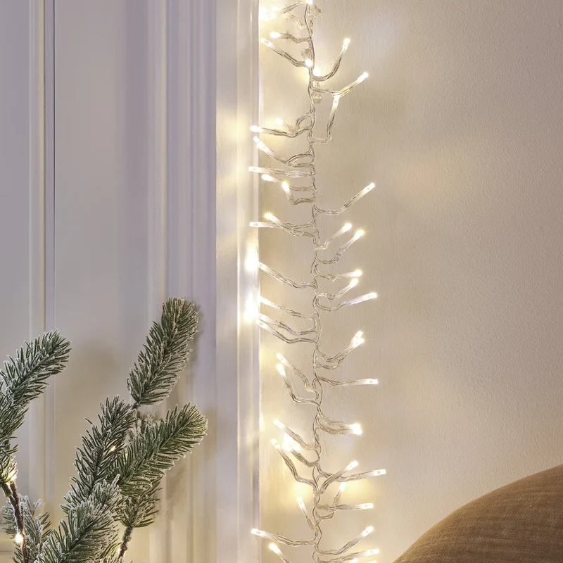 5m Bicolor LED Cluster Lichterkette