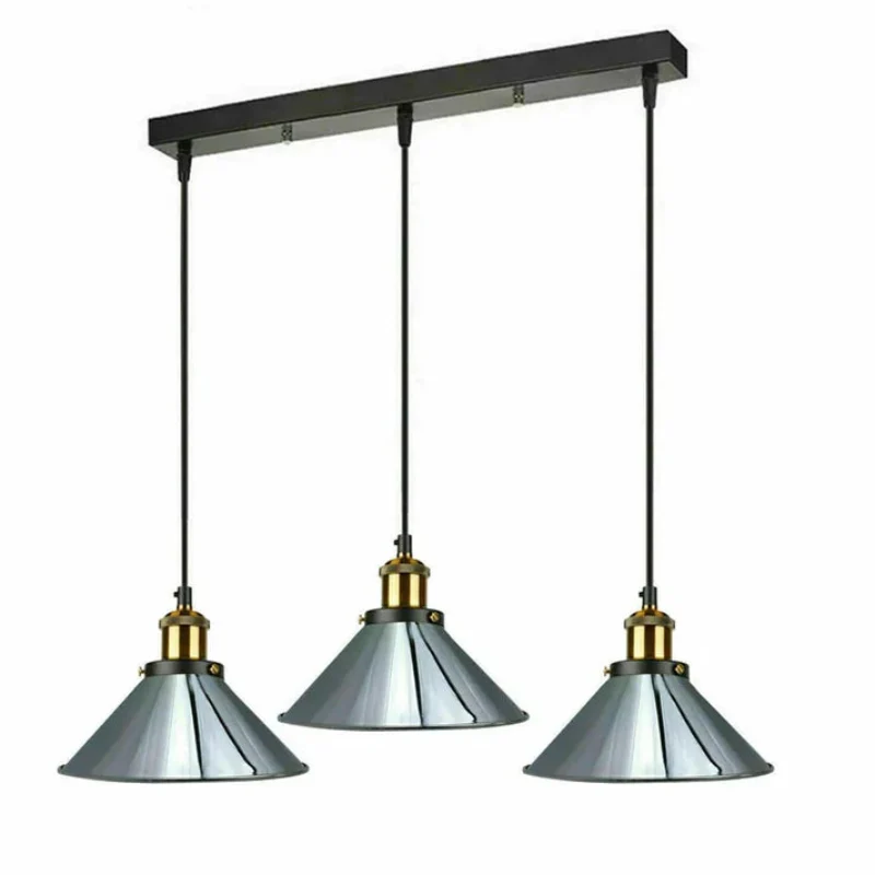 Vintage Pendelleuchten 3-flammig retro lampen~1633