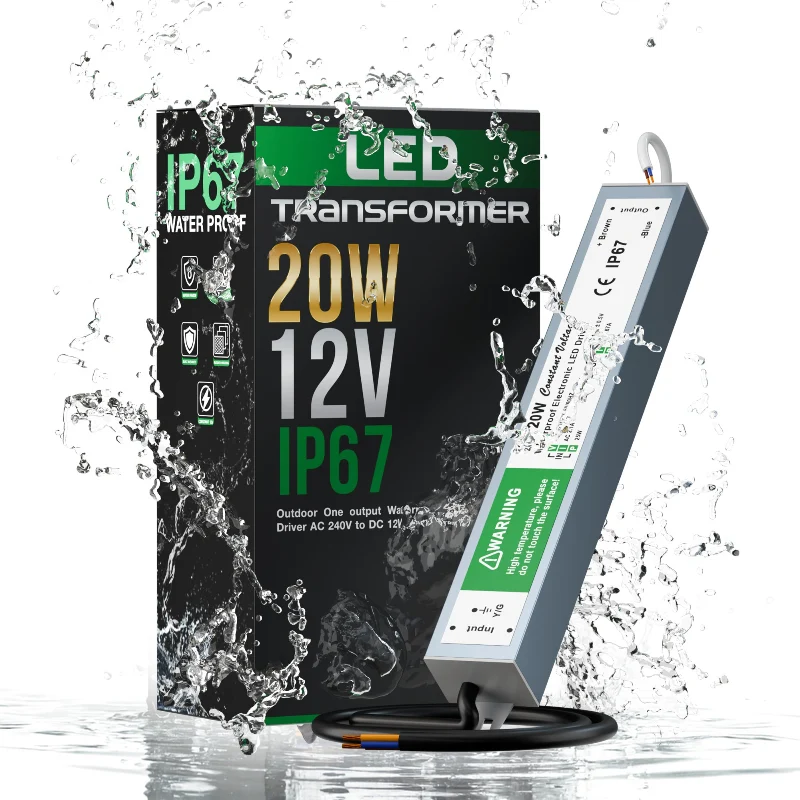 LED trafo 12v IP67 wasserdicht Netzteil 10W - 350W ~1545