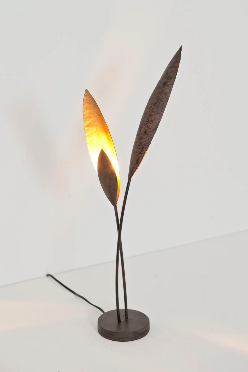 Tischleuchte Strelicie 2-flammig 30x12cm Gold