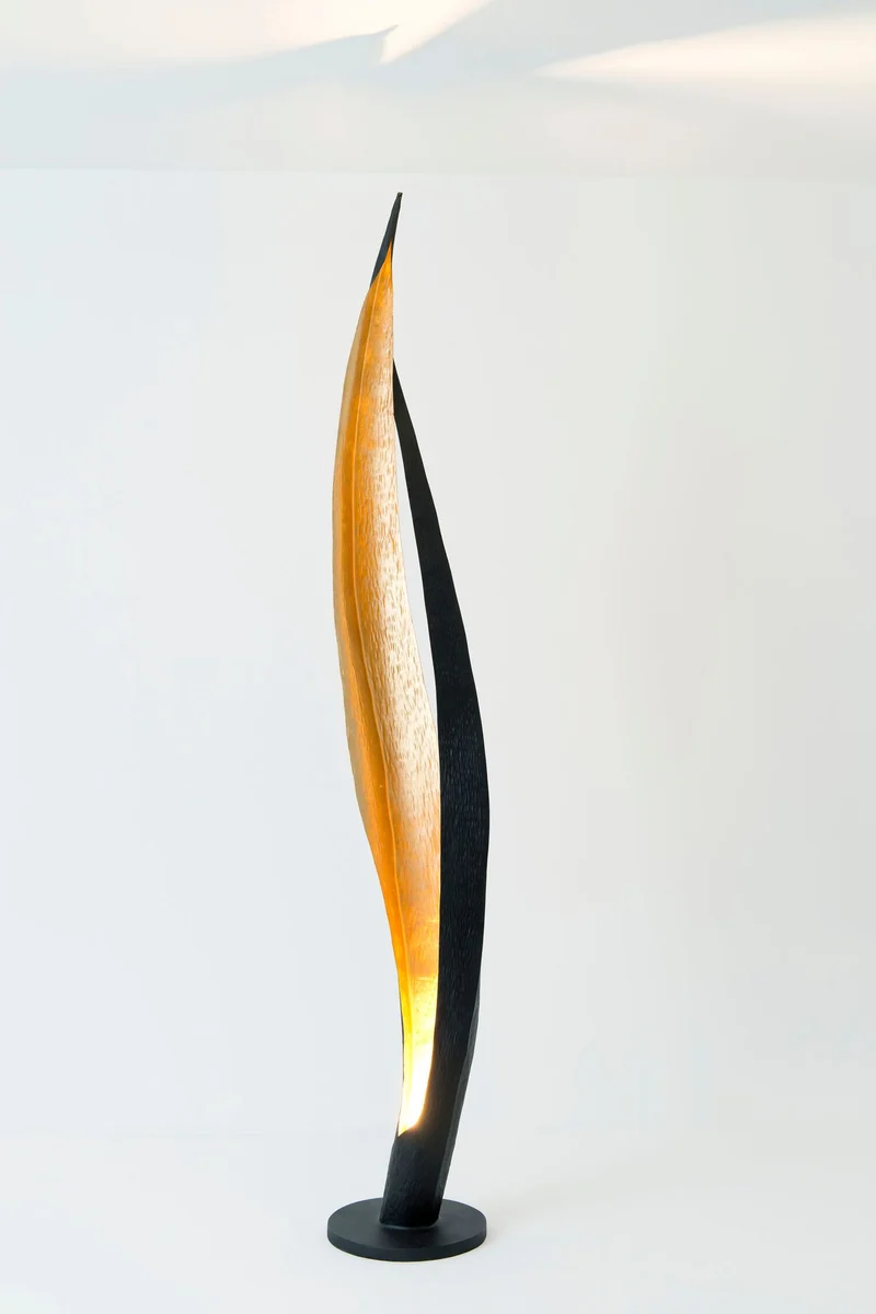 Stehlampe Barbone Rund 167 cm Gold