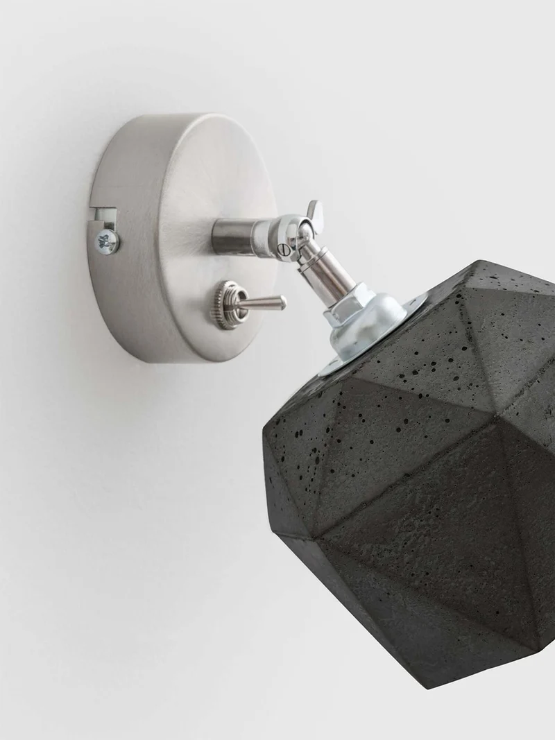 Gantlights T2 Wandspot Beton trianguliert