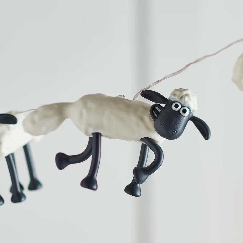 Shaun the Sheep™ 8er Lichterkette mit Fernbedienung