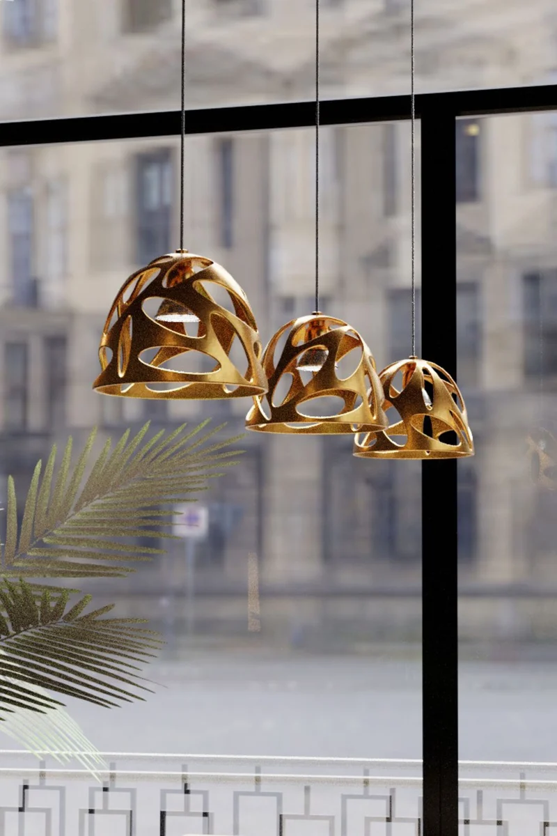 Pendelleuchte Talismano Halogen mit Schirm Rund