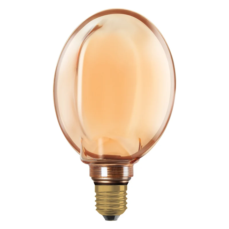 OSRAM VINTAGE 1906® LED Lampe LED CLASSIC GLOBE130 O - Form FILAMENT 4W 818 Gold E27, 220 lm, 1800 K, Comfort warm white