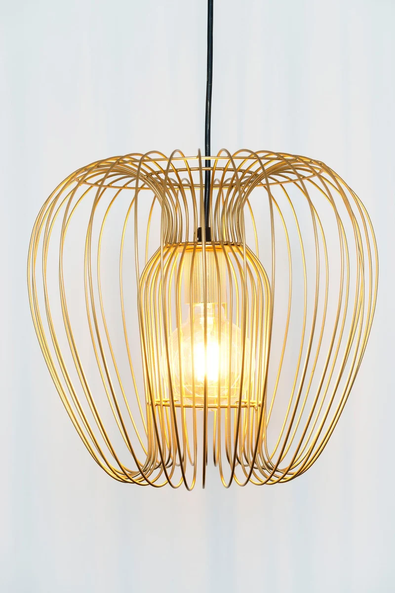 Hängelampe Protetto Solo Rund Ø 34cm Gold