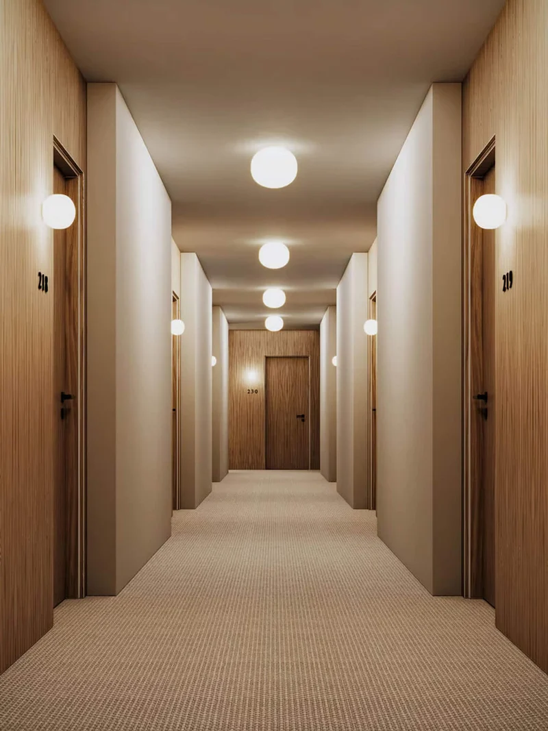 Lodes Volum LED Wand- & Deckenleuchte Dimmbar IP54 Weiß