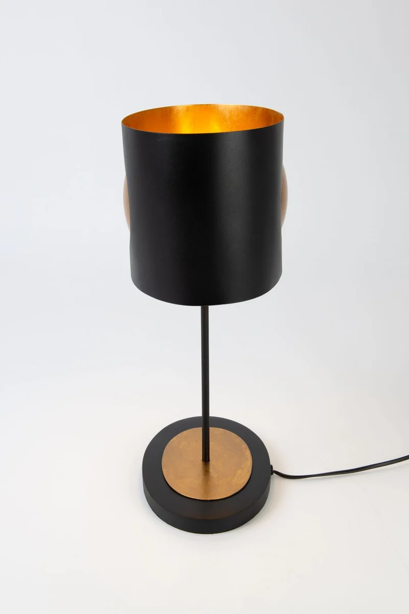 Tischlampe Aurora Oval 2-flammig mit Schirm