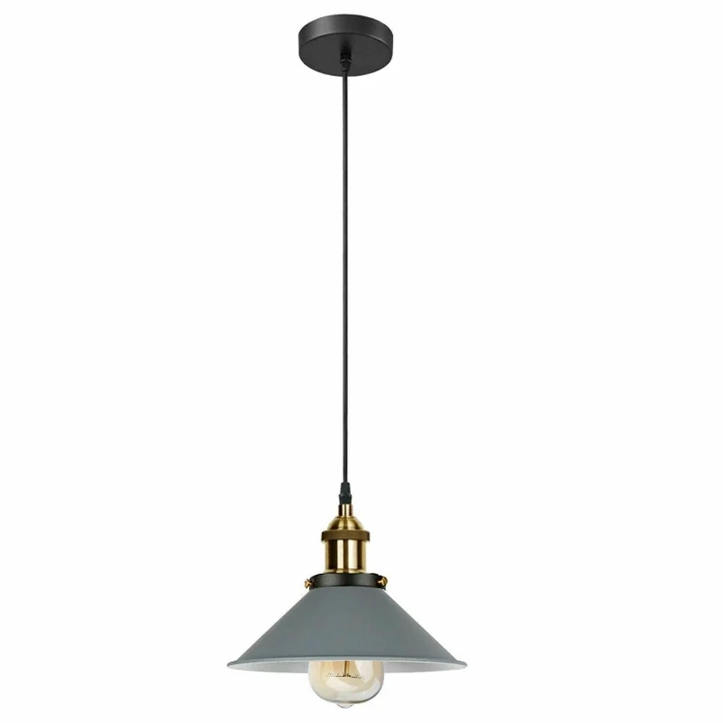 Industrial Loft Pendelleuchte 22cm Metall Design bunte ~1554