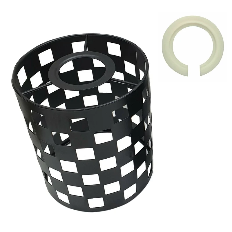 Retro Moderne Schwarze Metallkäfig-Deckenleuchte für Ihre Küche~1383