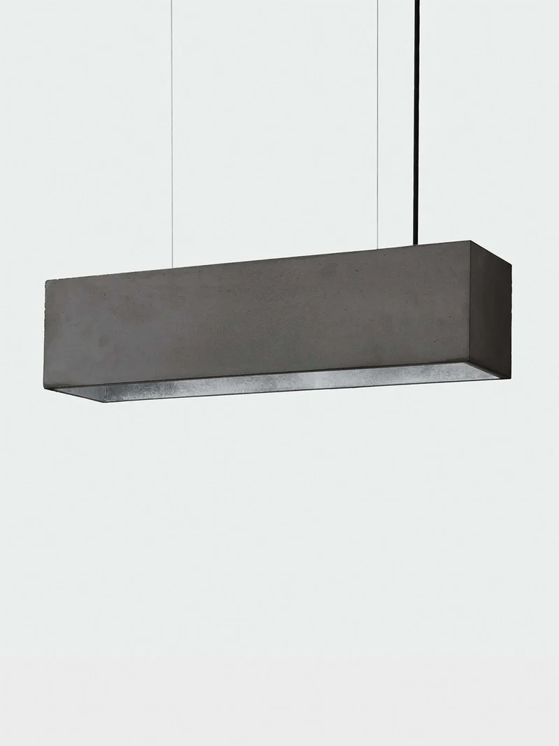 Gantlights B4 LED-Pendelleuchte Beton 56cm dimmbar