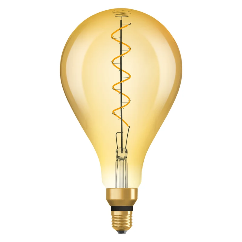 OSRAM VINTAGE 1906® LED Lampe LED CLASSIC A 4W 820 Gold E27, 300 lm, 2000 K, Warm Comfort Light