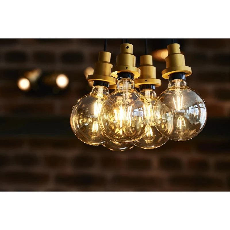OSRAM VINTAGE 1906® LED Lampe LED CLASSIC A 4W 820 Gold E27, 300 lm, 2000 K, Warm Comfort Light